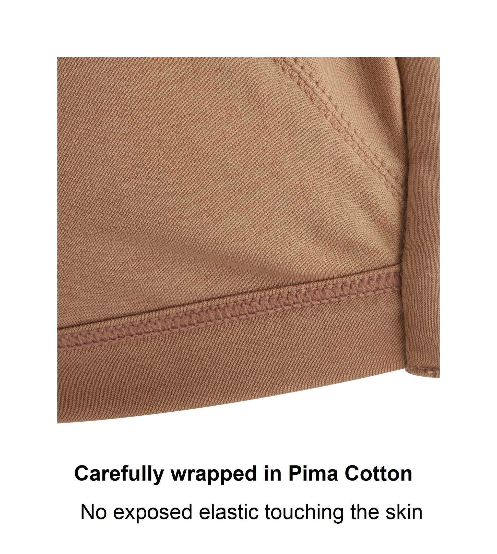 Cocoa - Full Cup Front Closure Silk & Organic Cotton Wireless Bra - Which Mark