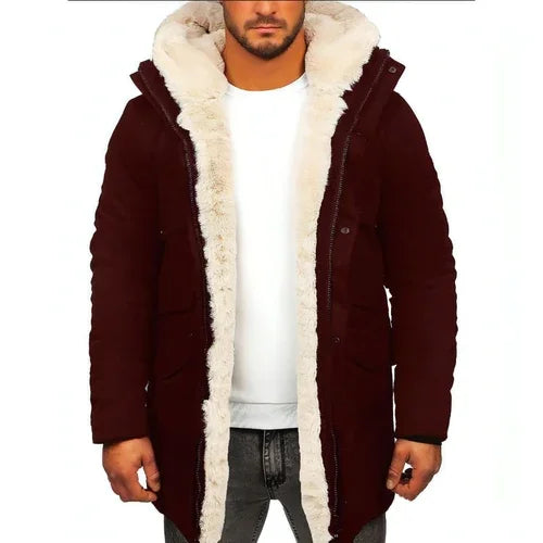 Fur Integrated Hooded Jacket Men - Which Mark