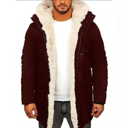Fur Integrated Hooded Jacket Men - Which Mark