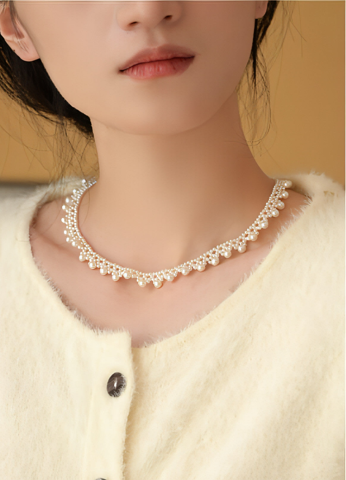 LuxeJewels™ – South Sea Pearl Necklace with 18K Gold Accent - Which Mark