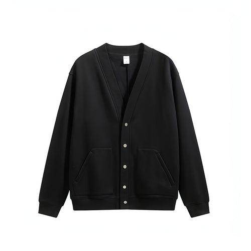 Flame Single-layer Fleece-lined Cardigan Coat Loose-fitting Casual - Which Mark