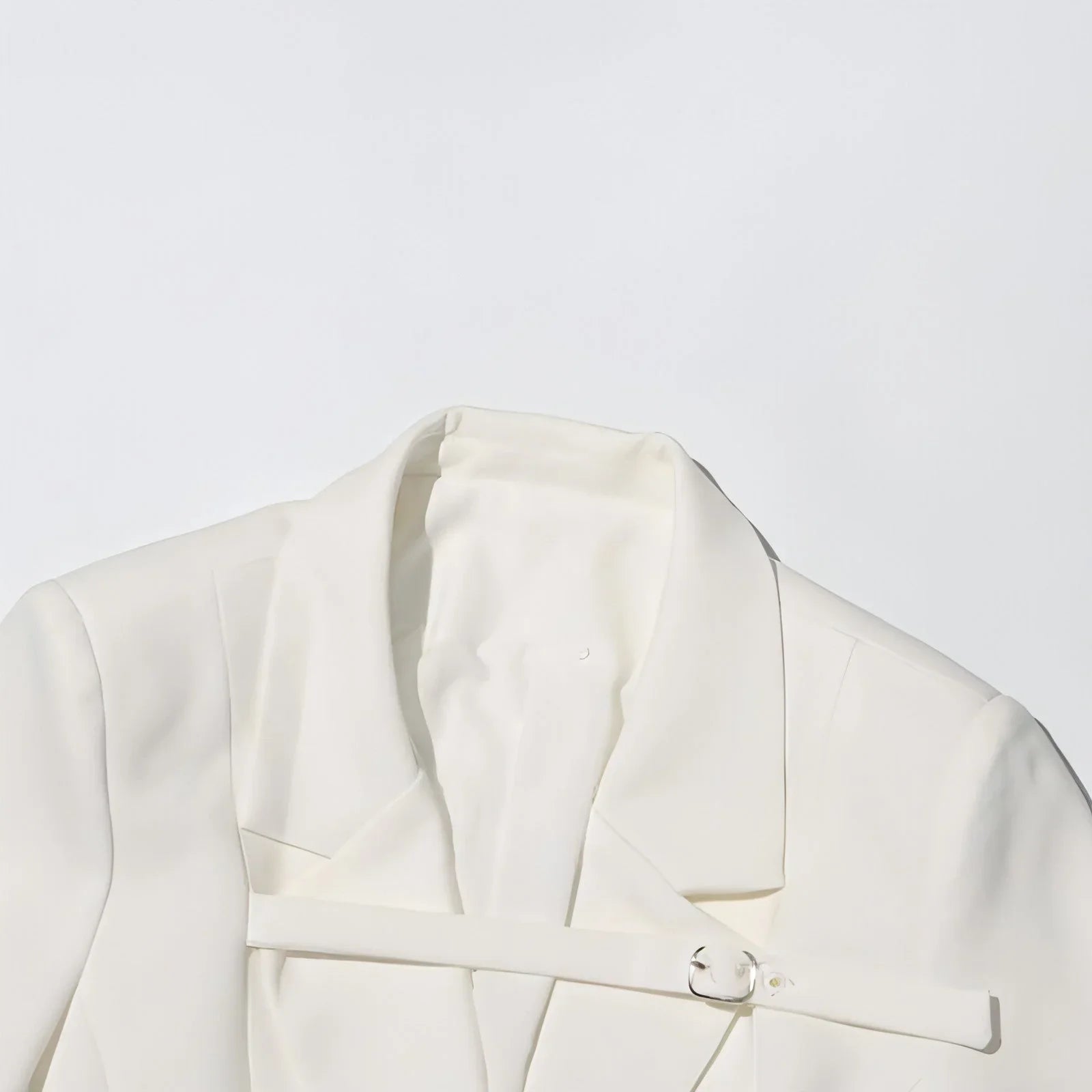 Fashion Slim Fit Patchwork Suit Jacket For Women - Which Mark