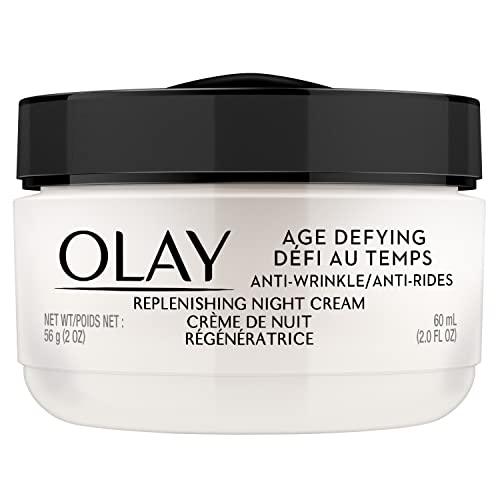 Olay Age Defying Night Face Cream, Anti-Wrinkle, 2-in-1 Replenishing Face Cream, 60 mL - Which Mark
