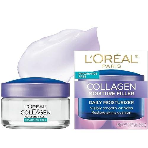 L’Oréal Paris Day and Night Moisturizer Cream, Collagen Moisture Filler Skincare, Hydrating Cream for Face, Neck and Chest to Smooth Skin and Reduce Look of Wrinkles, 50 ml - Which Mark