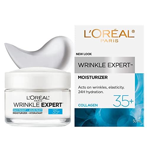 L’Oréal Paris Wrinkle Expert 35+ Anti Aging Day & Night Moisturizing Cream, With Collagen to Reduce the Look of Wrinkles, Provides 24HR Hydration, 50mL - Which Mark