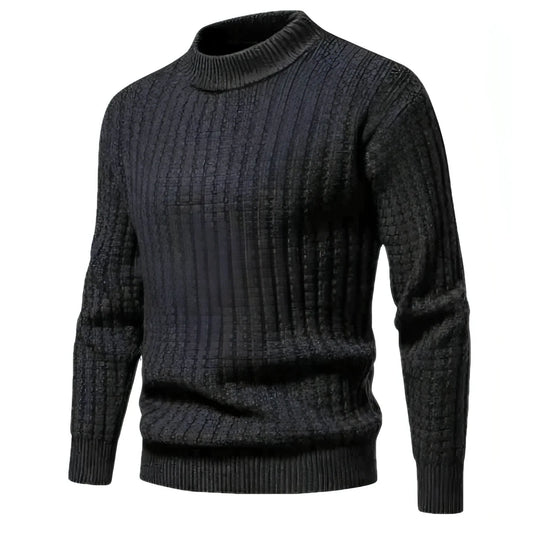 A.1. Autumn Men's Knitwear Solid Color Round Neck Fashion Sweater - Which Mark