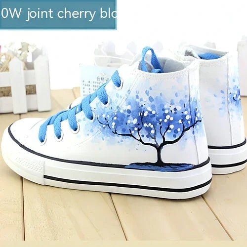 High Top Canvas Shoes For Summer And Autumn Women - Which Mark