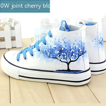 High Top Canvas Shoes For Summer And Autumn Women - Which Mark