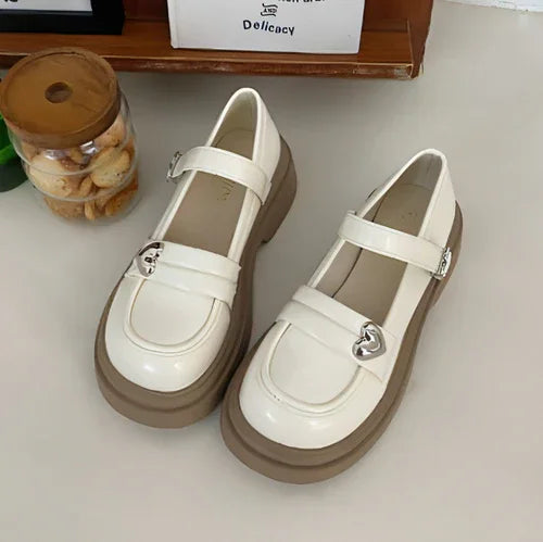 Classy High Heels With Skirt Mary Jane Shoes - Which Mark