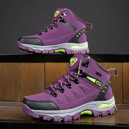 Plus Size Outdoor High-top Wear-resistant Mountaineering Women's Shoes - Which Mark