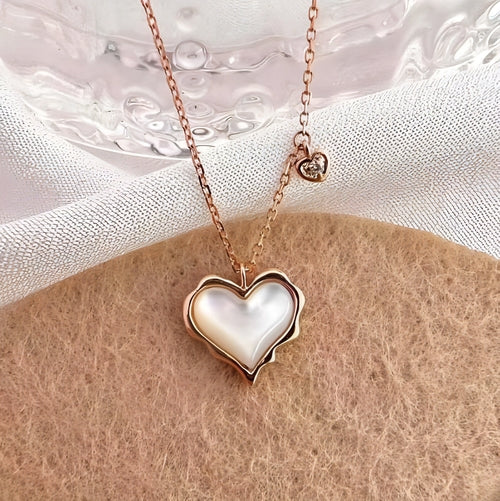 LuxeJewels™ - Gilded Love – 18K Rose Gold Collar Chain Set - Which Mark