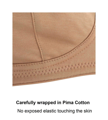 Cocoa-Supportive Non-Wired Silk & Organic Cotton Full Cup Bra with - Which Mark