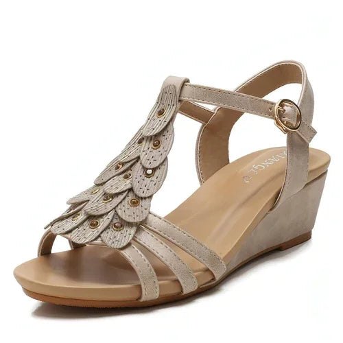 Women's Sandals Boho Bohemia Wedge Shoes Party Daily Beach Shoes - Which Mark
