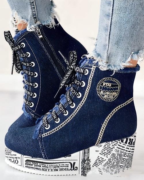 European And American Women's Clothing Colorful Rose Sneaker - Which Mark