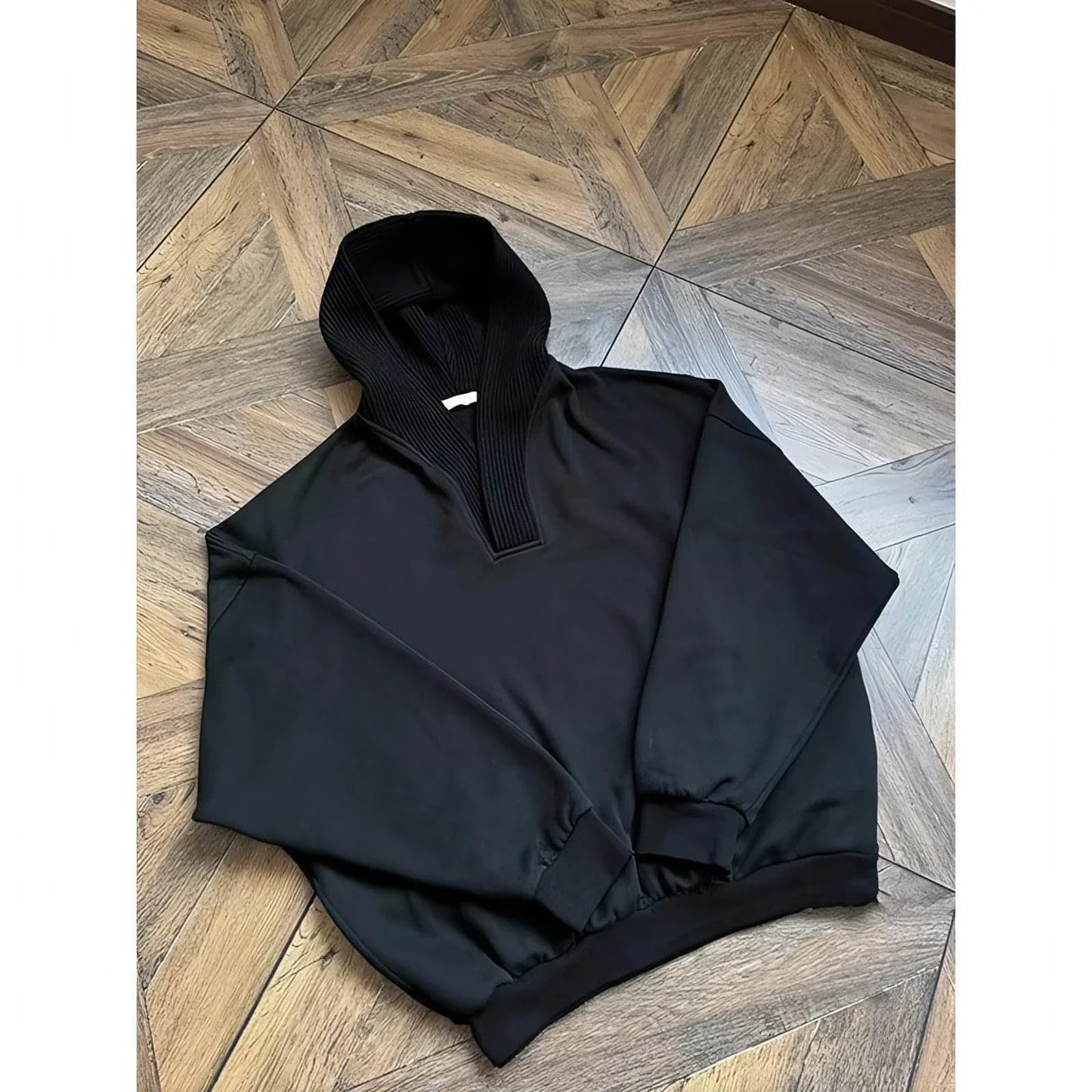 Hooded Sweater Men's Patchwork Coat - Which Mark