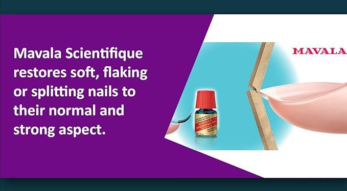 MAVALA Scientifique K+ | Nail Hardener & Strengthener | Pro Kertain | All natural ingredients penetrating nail hardener | Cruelty Free & Vegan | Quick Results| 5 mL | Easy Application | Premium Swiss Nail Care | 100% Made in Geneva, Switzerland | - Which Mark
