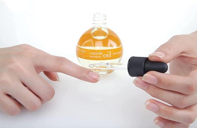 Cuccio Naturale Milk and Honey Cuticle Revitalizing Oil - Moisturizes and Strengthens Nails and Cuticles - Soothing and Nourishing - Paraben and Cruelty Free with Natural Ingredients - 2.5 oz - Which Mark