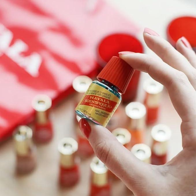 MAVALA Scientifique K+ | Nail Hardener & Strengthener | Pro Kertain | All natural ingredients penetrating nail hardener | Cruelty Free & Vegan | Quick Results| 5 mL | Easy Application | Premium Swiss Nail Care | 100% Made in Geneva, Switzerland | - Which Mark