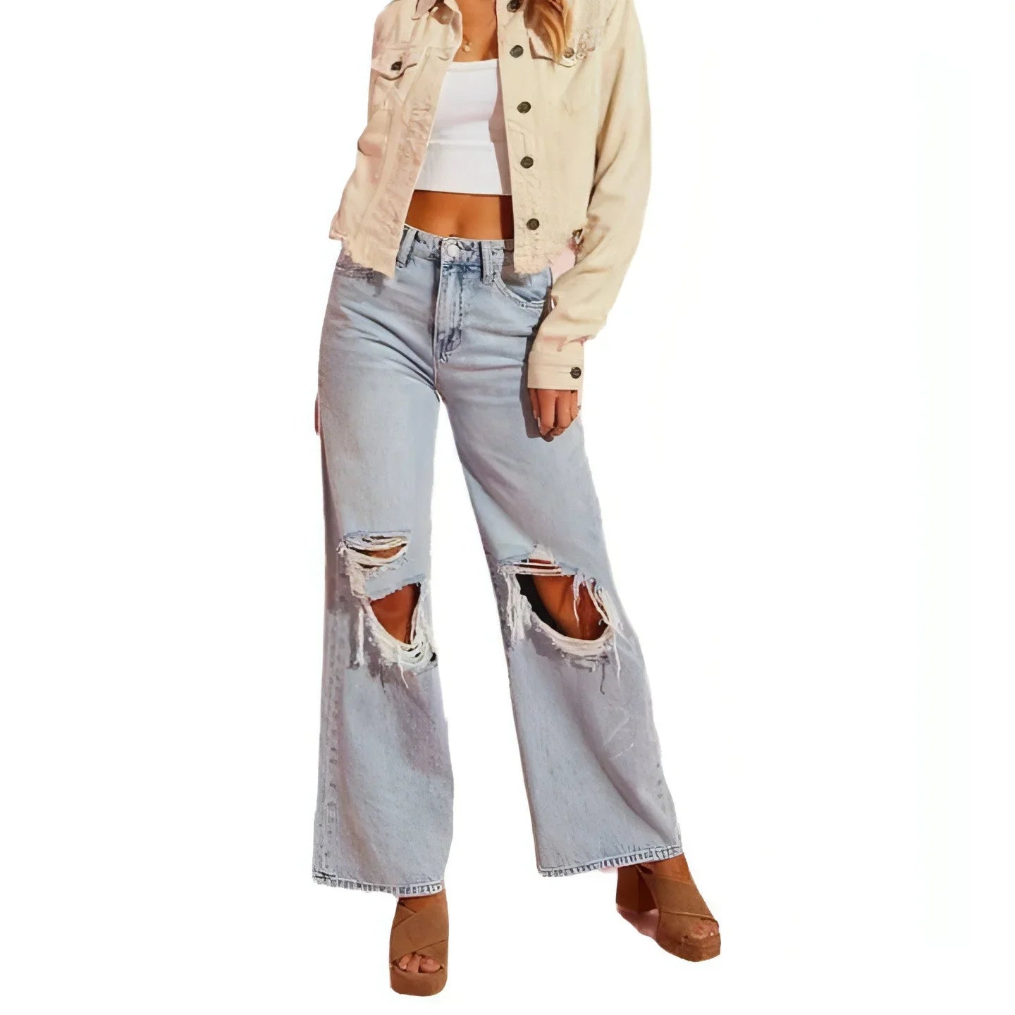 Ripped Slimming Jeans For Women - Which Mark