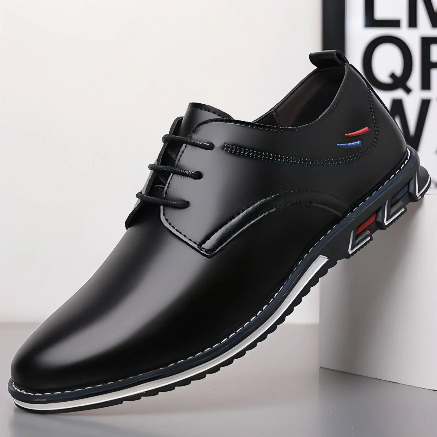 Lightweight Casual Leather Shoes Men - Which Mark