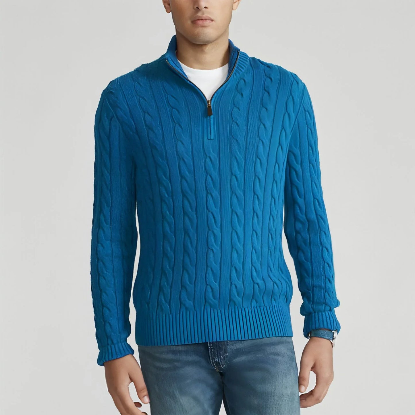 New Men's Warm Thick Needle Turtleneck Sweater Men - Which Mark