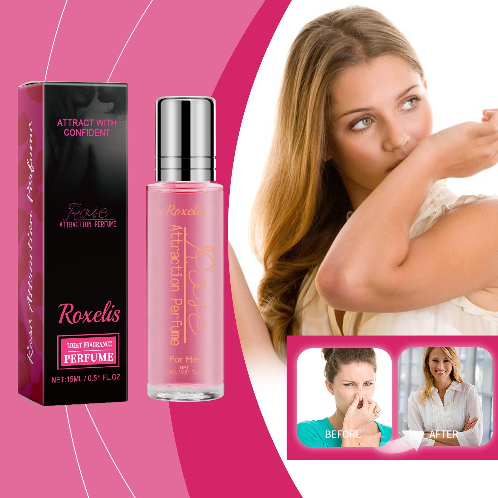 Roxelis™ Rose Perfume – Attraction Pink - Which Mark