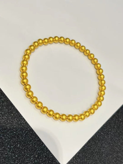 Bead Bead Hand String 999 Full Gold Material 5D Cyanide Free - Which Mark