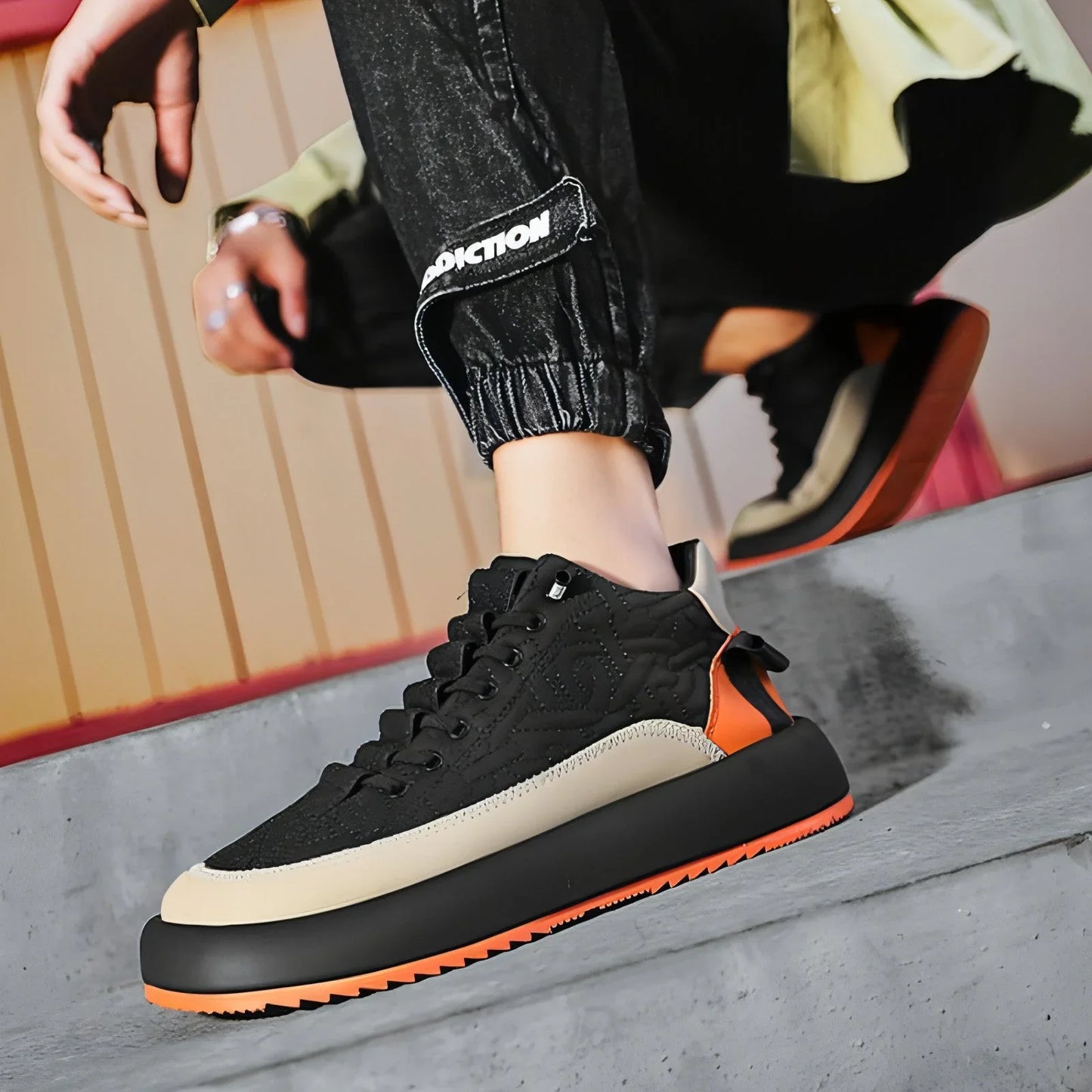 Sports Shoes Casual Lace Up Sneakers For Men - Which Mark