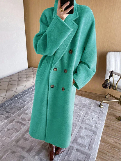 Solid Sail Sheep Camel Coat – Luxury & Warmth for Winter Elegance - Which Mark