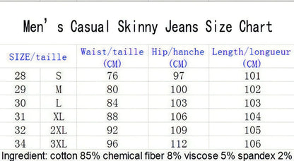 UrbanEase™ Personalized Trendy Worn Ripped Motorcycle Jeans Men - Which Mark