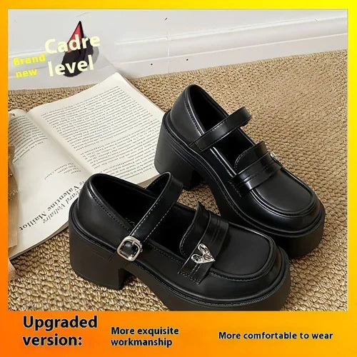 Classy High Heels With Skirt Mary Jane Shoes - Which Mark