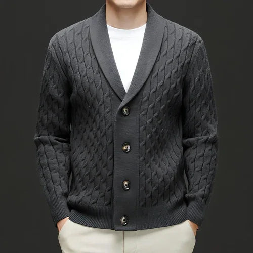 Autumn New Men's Knitwear Cardigan Casual Coat Sweater - Which Mark
