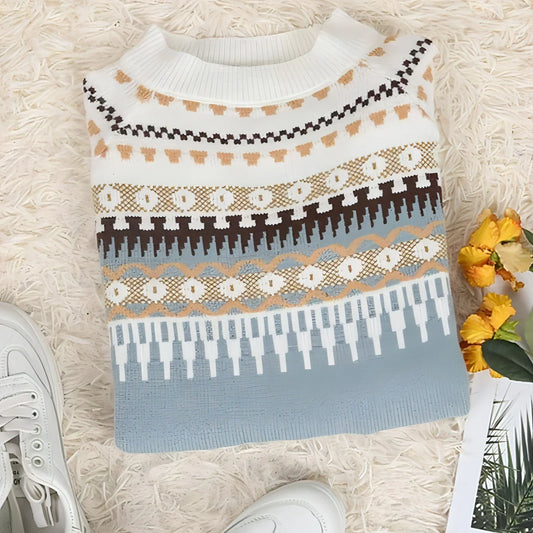 Women's Casual Laid-back Style Sweater - Which Mark