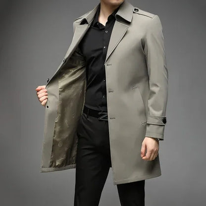 UrbanLayer™ – Mid-Length Trench Coat for Men - Which Mark