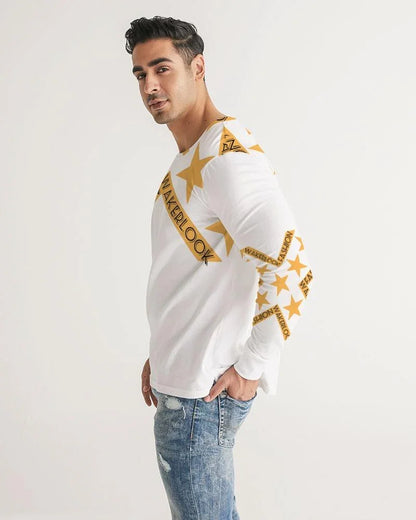 Men's Fashion Long Sleeve Wakerlook Tee - Which Mark