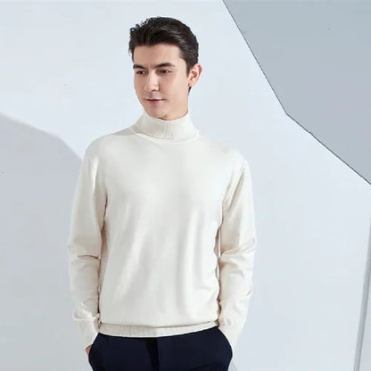 Turtleneck Sweater Men's Casual All-match Bottoming Shirt - Which Mark