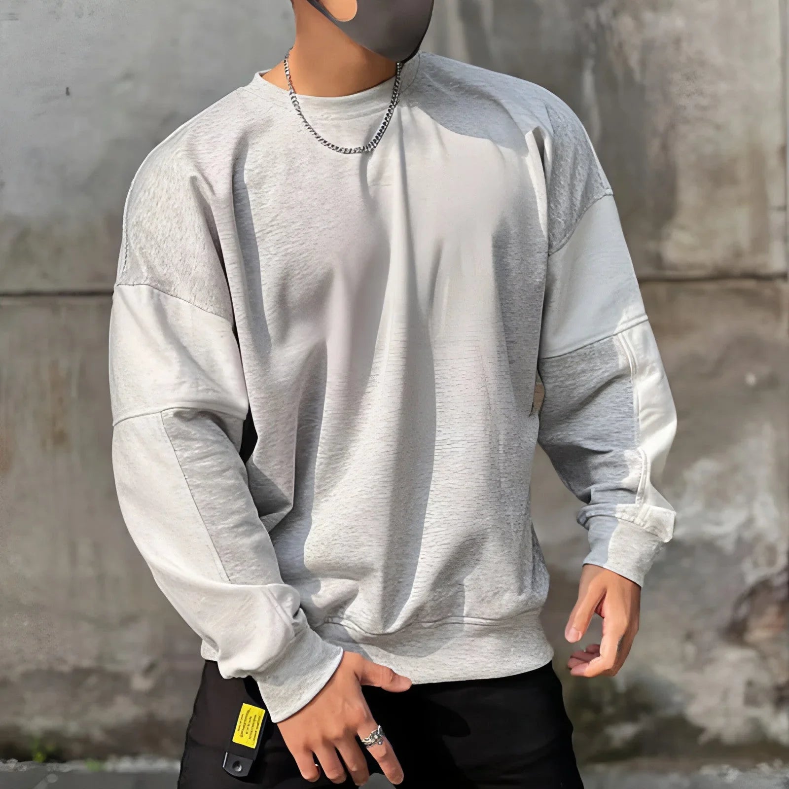 Men's Sweater Wear Loose Plus Size Terry - Which Mark