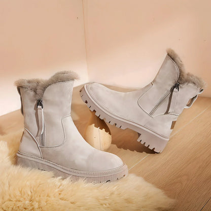 Trade Cotton-padded Shoes Fur Snow Boots Fleece-lined Casual Martin - Which Mark