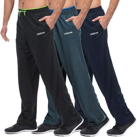 CENFOR Men's Sweatpants with Pockets Athletic Pants for Jogging, Workout, Gym, Running, Training - Which Mark