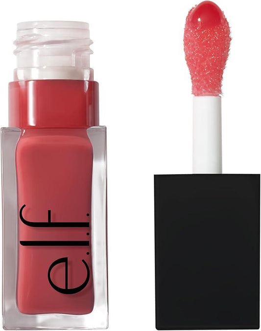 e.l.f. Glow Reviver Lip Oil, Nourishing Tinted Lip Oil For A High-shine Finish, Infused With Jojoba Oil, Vegan & Cruelty-free, Rose Envy - Which Mark