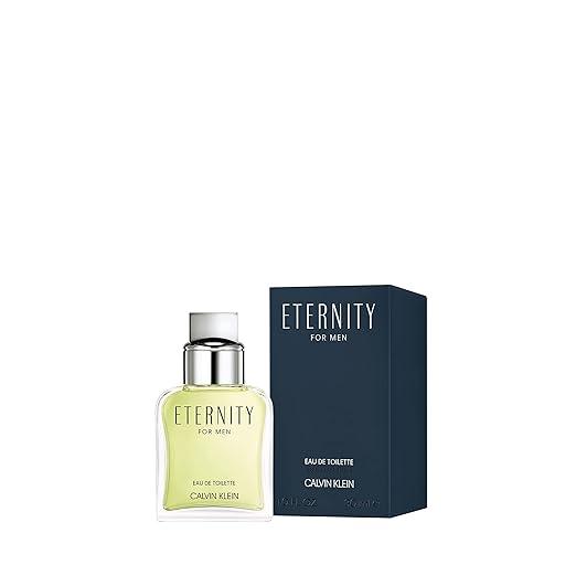 Calvin Klein Eternity Eau de Toilette for Men - Aromatic fragrance, top notes: Mandarin, Sage, Galbanum - Which Mark
