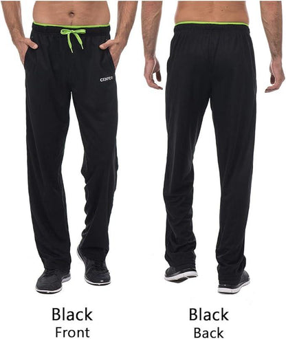 CENFOR Men's Sweatpants with Pockets Athletic Pants for Jogging, Workout, Gym, Running, Training - Which Mark
