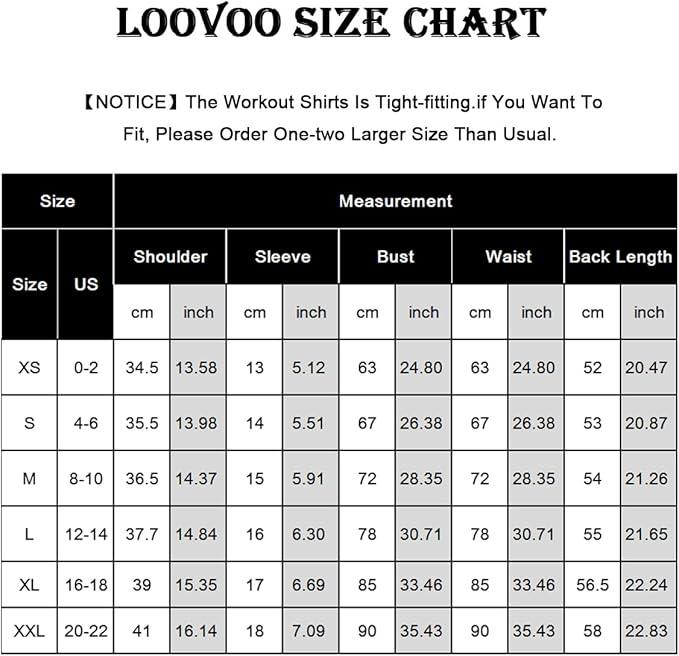 Loovoo Women Workout Shirts 1/2/3 Pack Athletic Compression Tee Dry Fit Yoga Gym Basic Tops - Which Mark