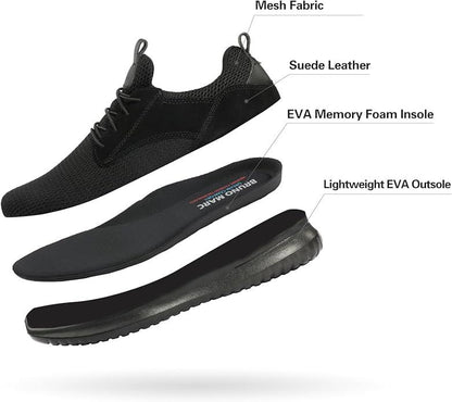 Bruno Marc Men's Slip On Fashion Sneakers Casual Lightweight Running Walking Tennis Shoes - Which Mark