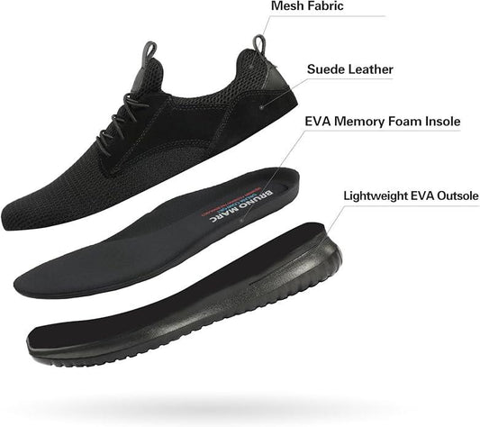 Bruno Marc Men's Slip On Fashion Sneakers Casual Lightweight Running Walking Tennis Shoes - Which Mark