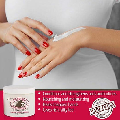 Gena Healthy Hoof Cream Complete Cuticle and Nail Care, to Moisturize, Condition and Treat Cuticles and Strengthen Nails - Which Mark