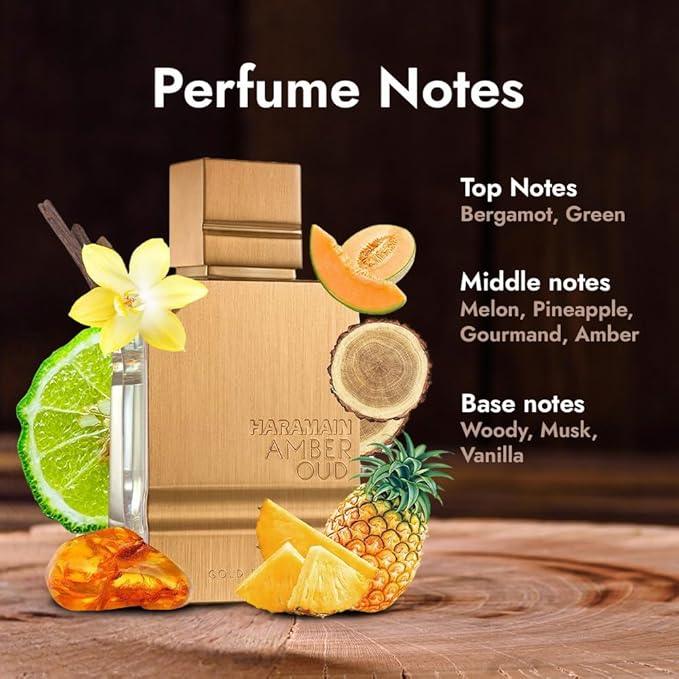 Al Haramain Amber Oud Gold Edition - Arabian Perfume for Women and Men - Unisex Perfume - Long Lasting Amber Perfume for Men and Women - 60 ml - Which Mark