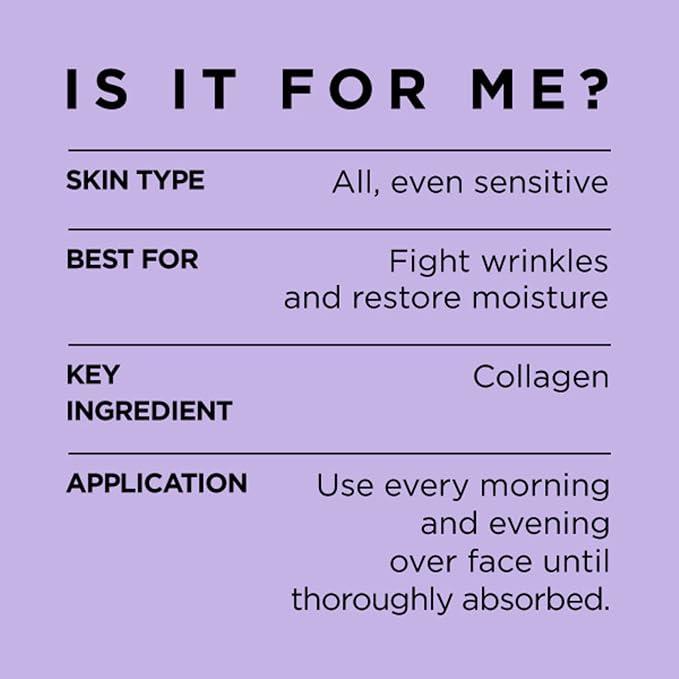L’Oréal Paris Day and Night Moisturizer Cream, Collagen Moisture Filler Skincare, Hydrating Cream for Face, Neck and Chest to Smooth Skin and Reduce Look of Wrinkles, 50 ml - Which Mark