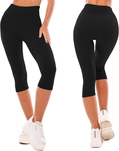 SINOPHANT High Waisted Leggings for Women - Full Length & Capri Buttery Soft Yoga Pants for Workout Athletic - Which Mark