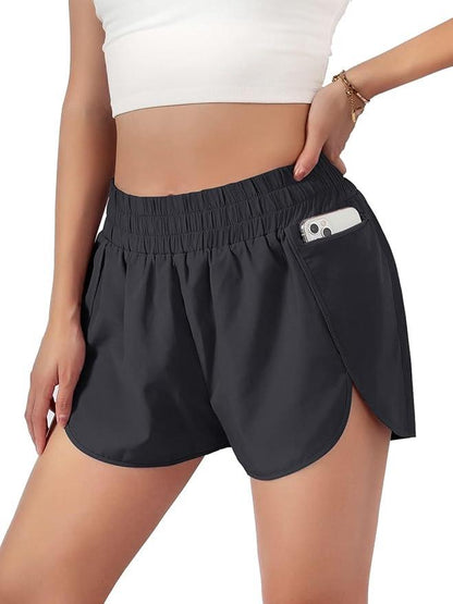 Blooming Jelly Women's Quick-Dry Running Shorts Workout Sport Layer Active Shorts with Pockets 1.75 - Which Mark